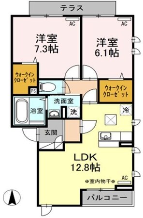 オストの物件間取画像